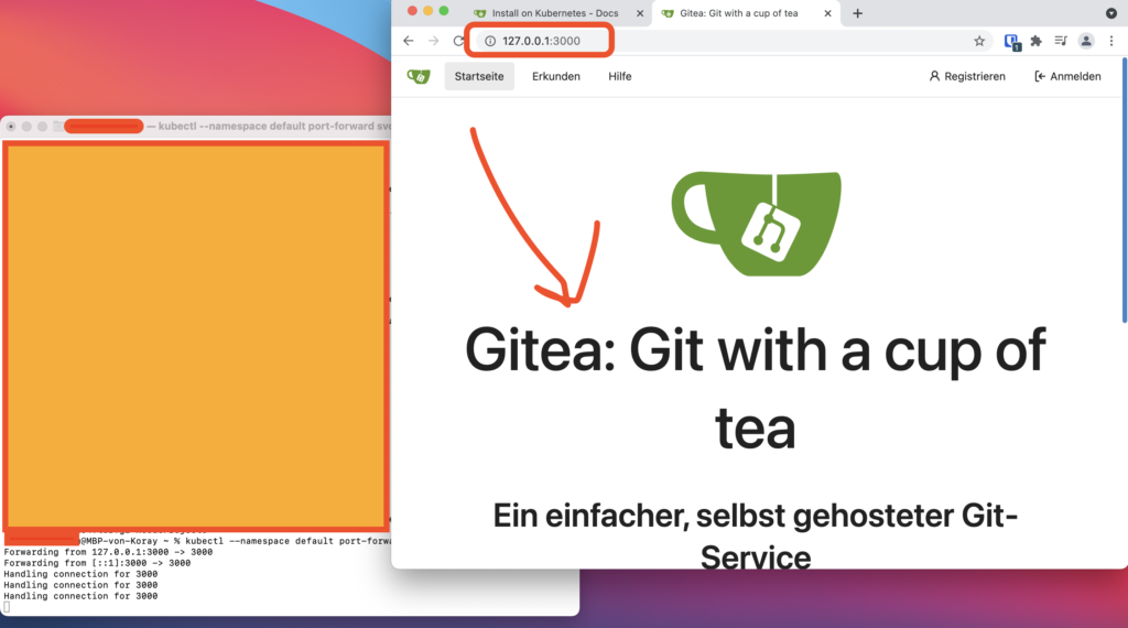 Gitea Installation via Helm on Apple M1