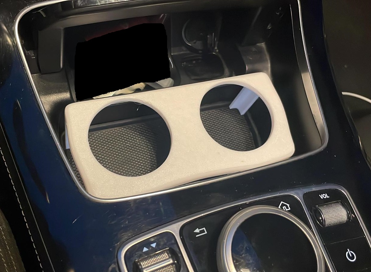 Mercedes Benz W213 – S213 3D Printed Cup Holder Project